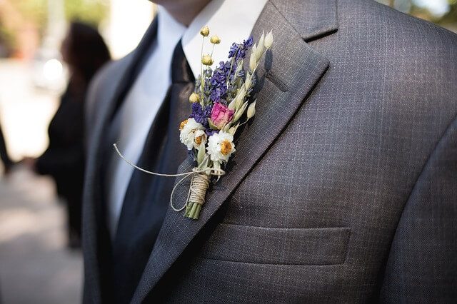 Non-Traditional Boutonniere Options