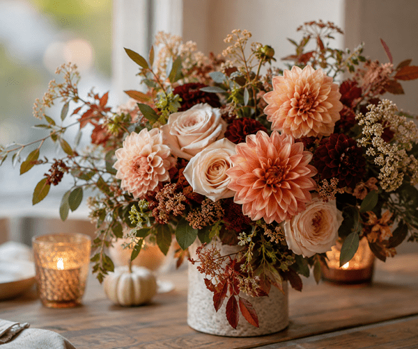 Cozy Floral Ideas For Early Autumn Weddings Cozy Floral Ideas For Early Autumn Weddings
